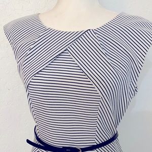 Calvin Klein white and black dress